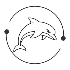 Obraz premium dolphin vector 