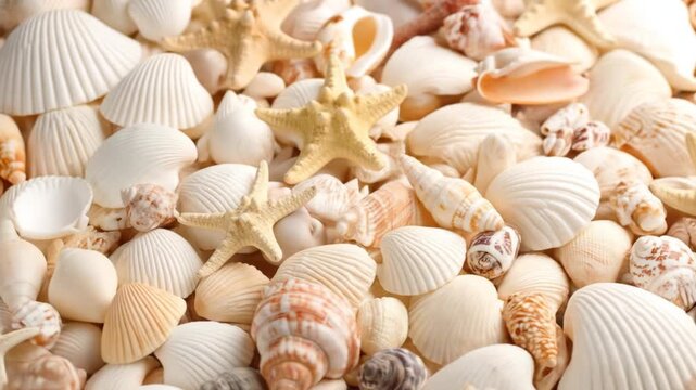Seashell Collection: A Colorful Seashore Treasure