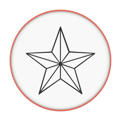 star icon vector illustration