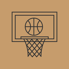 Basketball Hoop Icon