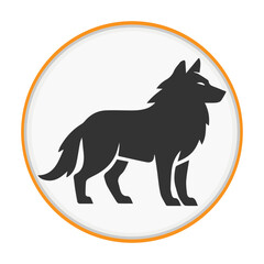 Walking Wolf Icon