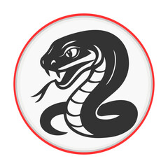 vector image of a snake