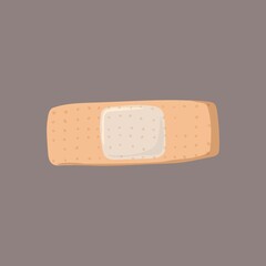 Bandage clipart, healing plaster design