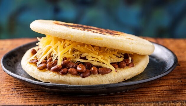 arepas with beans and cheese a latin american staple