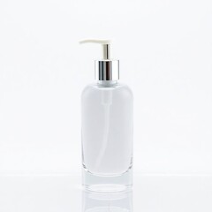 Oval Glass Soap Dispenser Pump.