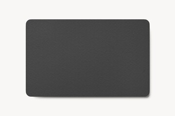 Business card, black 3D design