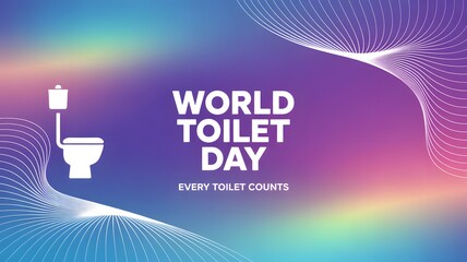 World toilet day awareness sanitation hygiene global health and sustainability goal