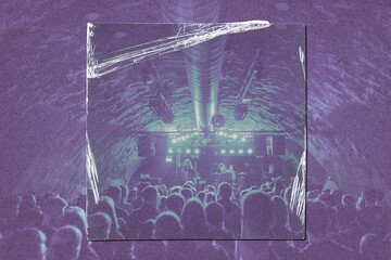 Vinyl record cover, music design