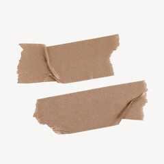 Wrinkled washi tapes, journal collage elements