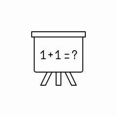 board addition icon sign vector