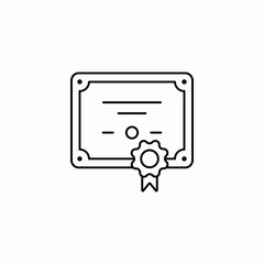 diploma award icon sign vector