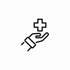 medical help icon sign vector