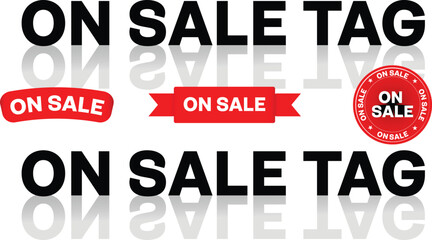 On Sale Tag and Badges Collection
