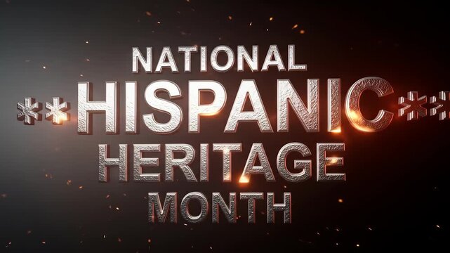 Celebrating national hispanic heritage month with a bold and modern design to honor the culture and traditions hispanic heritage month