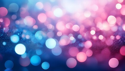 Fototapeta premium abstract pink and blue bokeh background