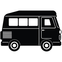 step van silhouette vector art