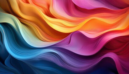 vibrant abstract gradient a lush blend of color and soft textures in motion