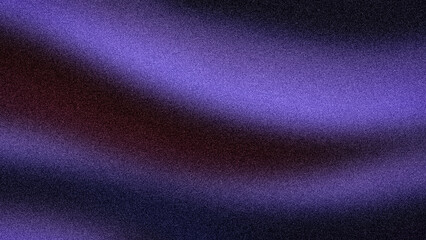 Abstract blurry 4K background with a rough grainy texture. Features a flowing mix of vibrant purple, deep maroon, and dark blue hues for modern designs