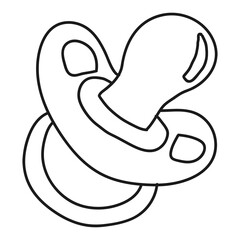 Pacifier png sticker, baby object, transparent background