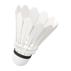 PNG 3D badminton shuttlecock, element illustration, transparent background