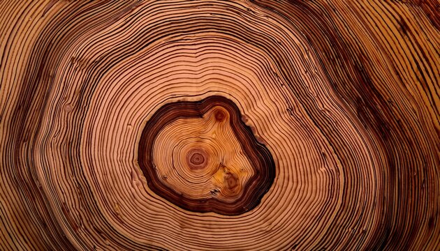 the circled texture of a cut lebanon cedar cedrus libani also known as taurus cedar