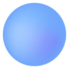 Blue circle png shape sticker, transparent background