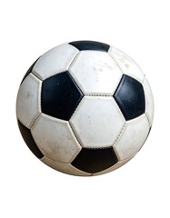 Fototapeta premium Soccer ball, dirty, worn