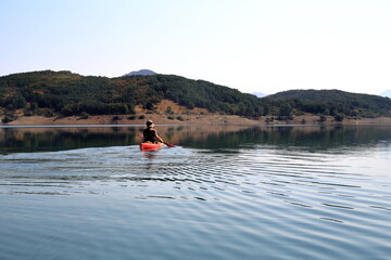 Kayak Ride on the Porma Reservoir