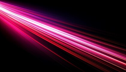 Pink Light Rays Abstract Background.