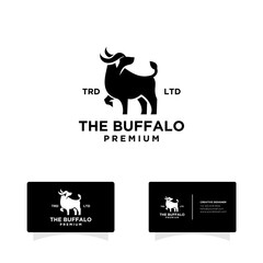 the black buffalo logo design illustration