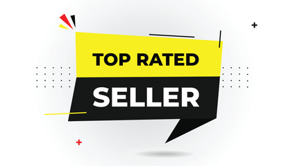 top rated seller editable label banner template design dark gray black white shapes business elements bold text yellow gradient background design creative modern professional layout style