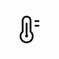 thermometer tool icon sign vector