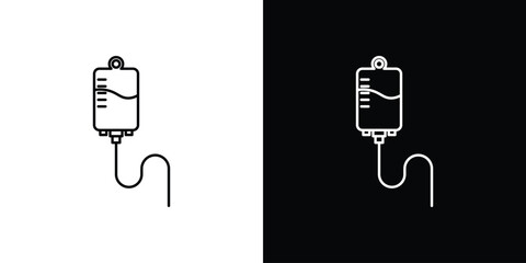 IV bag icon. Signs and symbols for mobile app, UI, UX