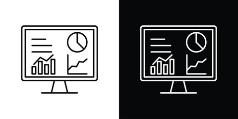 Dashboard icon. Signs and symbols for mobile app, UI, UX
