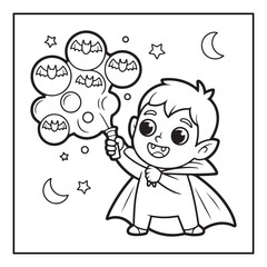 Bold and easy halloween coloring pages, vectors, illustration, line art, black & white deasgns, halloween coloring book, halloween coloring pages, halloween elements