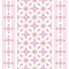 Soft pink Thai pattern style for background, seamless pattern.