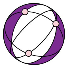 Global Connectivity Network Data Transfer Vector Icon