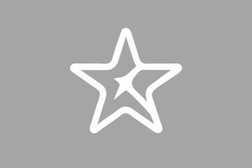 Broken Star Symbol: A minimalist visual that suggests resilience or flaw in the form of a unique white star emblem, centered against a sleek backdrop.