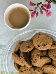 cookies and cup of tea