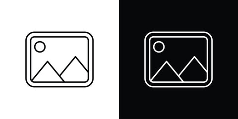 Picture icon. Simple element illustration.