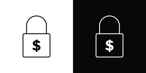 Fixed price icon. Simple element illustration.