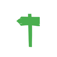 Fototapeta premium road signs green