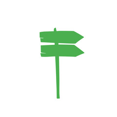 road signs green