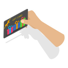 3D Isometric Flat Vector Illustration of Online Shopping, Delivery Service. Item 2