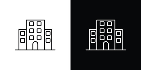 Building icon. Simple element illustration.