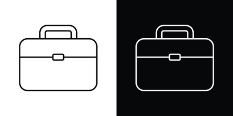 Briefcase icon. Simple element illustration.