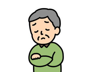 困ったお爺さん