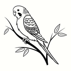 parrot on branch