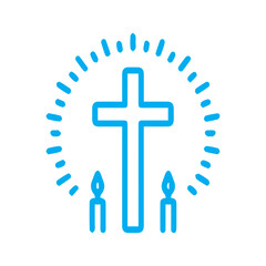 Christian Cross Icon