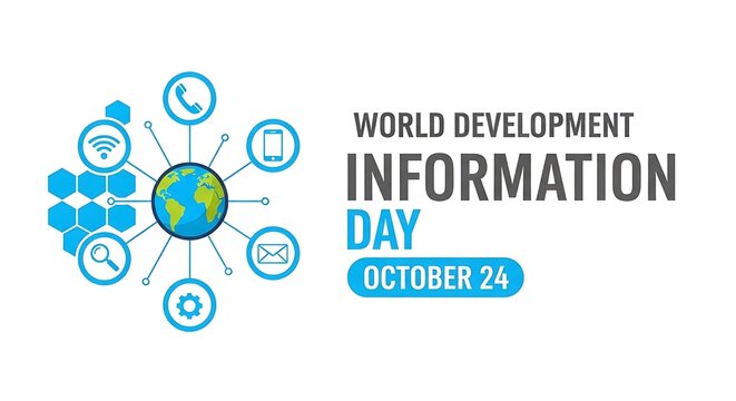 World development information day october 24 with global network